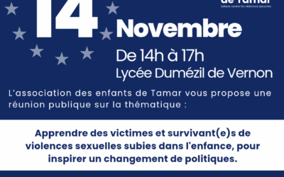 18 nov – Journée européenne pour protéger les enfants contre l’exploitation et les agressions sexuelles